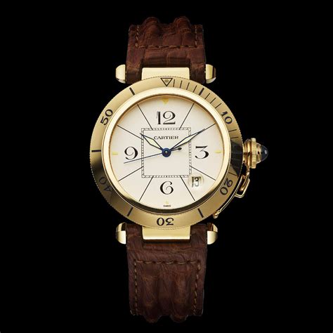 cinturini cartier pasha|pasha de cartier leather watch.